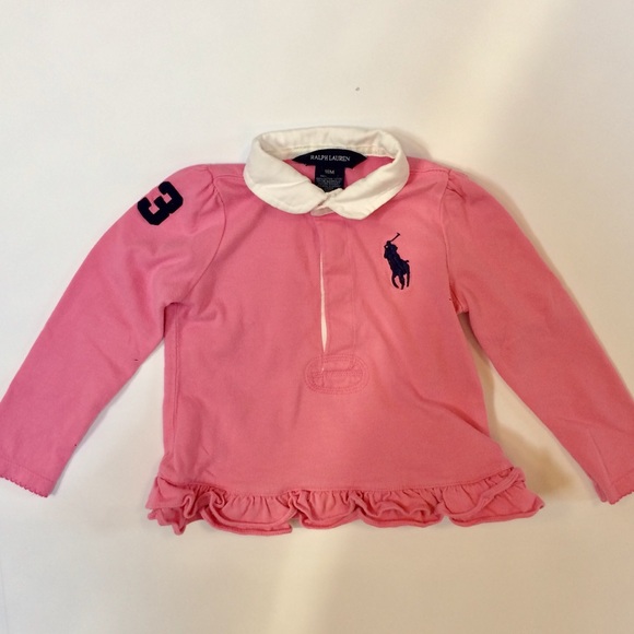 Ralph Lauren Other - DONATTED Ralph Lauren Ruffle Polo Rugby Size 18 m